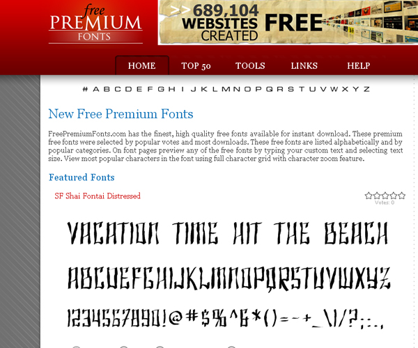 font