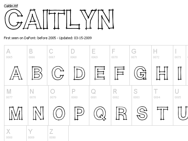 font