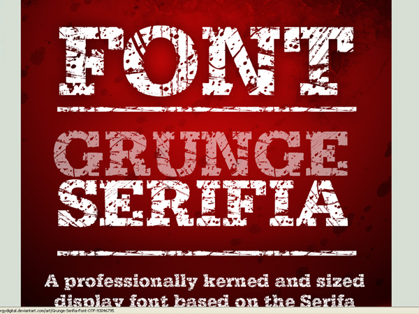 font