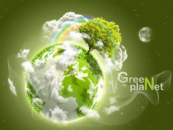 green