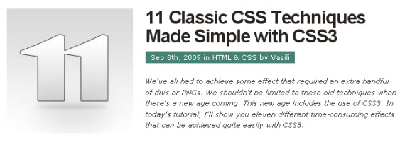 50 Advanced CSS3 Techniques and Tutorials 16