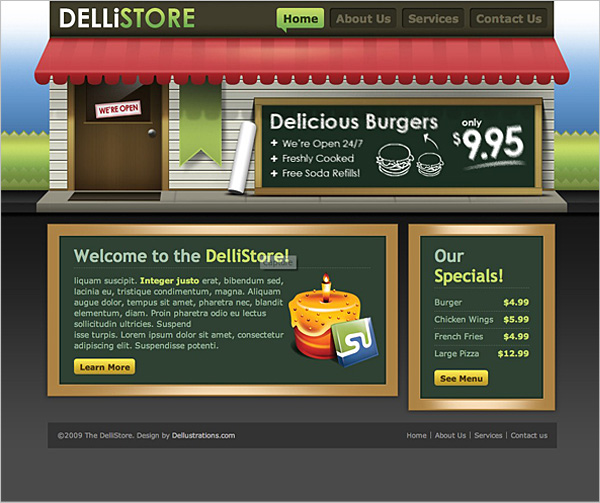 50+ High-Quality Free PSD Web Templates 4