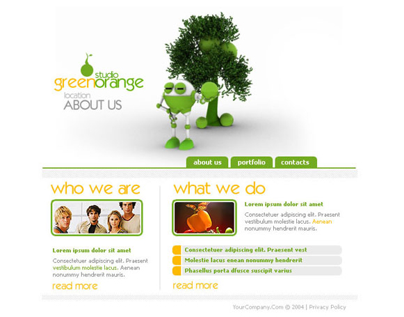 50+ High-Quality Free PSD Web Templates 7