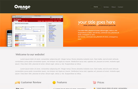 50+ High-Quality Free PSD Web Templates 2