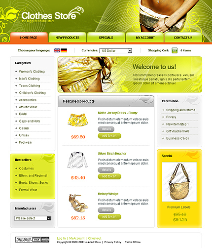 50+ High-Quality Free PSD Web Templates 11