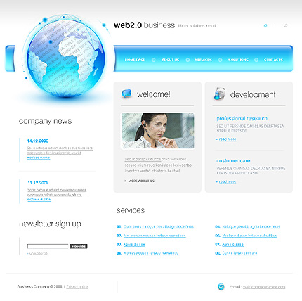 50+ High-Quality Free PSD Web Templates 19