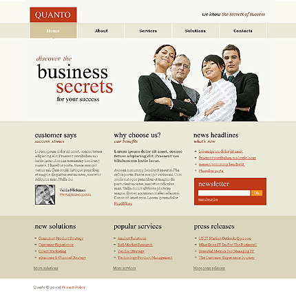 50+ High-Quality Free PSD Web Templates 21