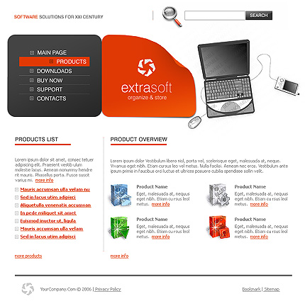 50+ High-Quality Free PSD Web Templates 24
