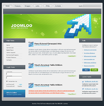 50+ High-Quality Free PSD Web Templates 26