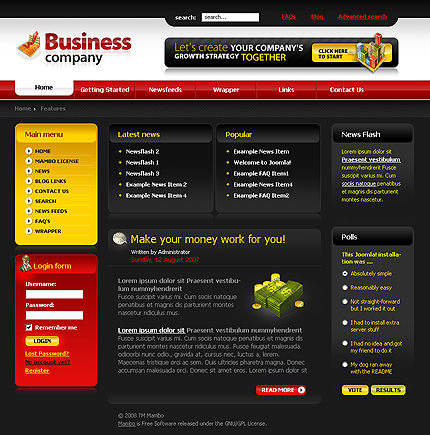 50+ High-Quality Free PSD Web Templates 27