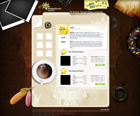 50+ High-Quality Free PSD Web Templates 3