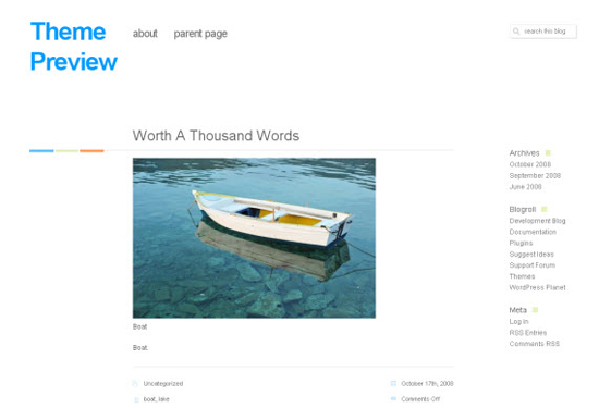 20 Free Minimal WordPress Themes 7