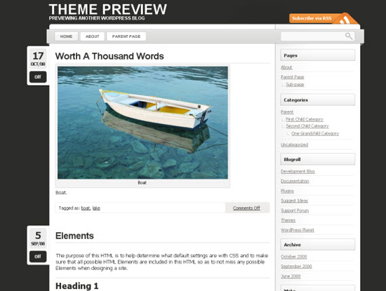 20 Free Minimal WordPress Themes 8