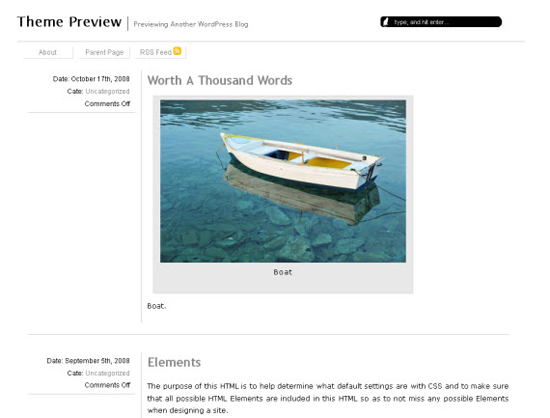 20 Free Minimal WordPress Themes 9
