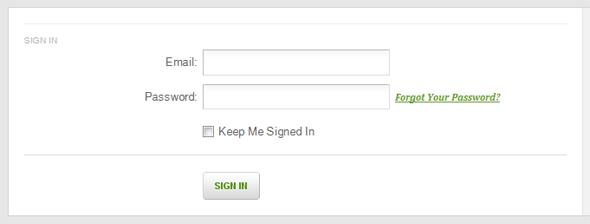 25 Cool Sign Up and Login Form Designs 12
