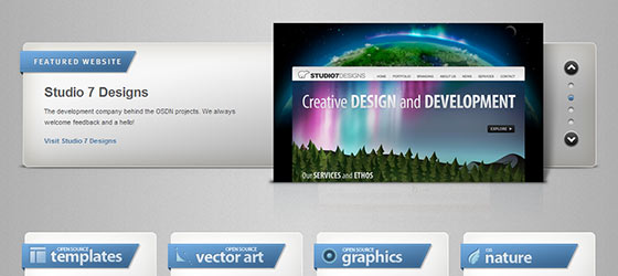 40 Excellent Examples of Slideshow Presentation in Web Design 1