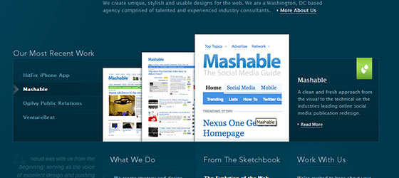 40 Excellent Examples of Slideshow Presentation in Web Design 18