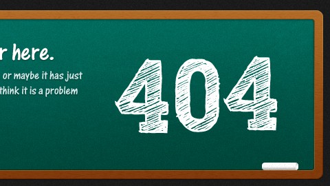 35+ Creative 404 Error Page Designs 1