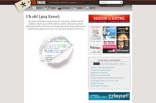 35+ Creative 404 Error Page Designs 11