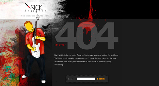 35+ Creative 404 Error Page Designs 17