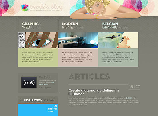 30+ Beautiful DIV/CSS Web Designs 11