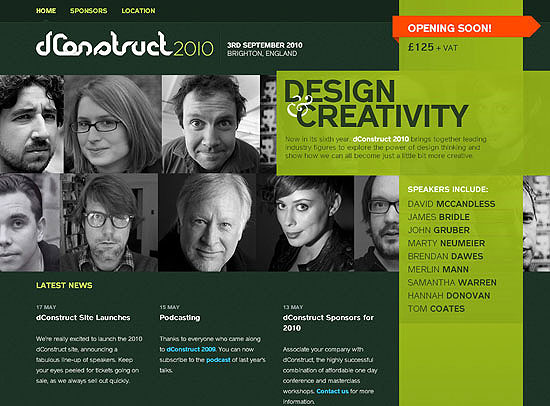 30+ Beautiful DIV/CSS Web Designs 6