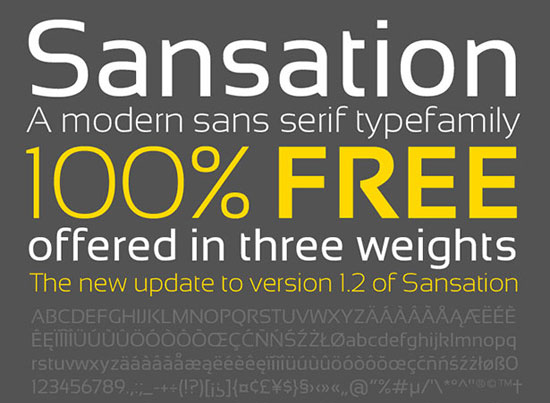 28 High Quality Fresh Free Fonts 3