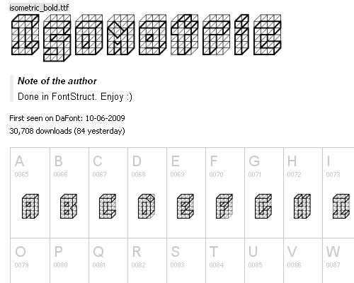 30 Free High Quality 3D Fonts Collection 11