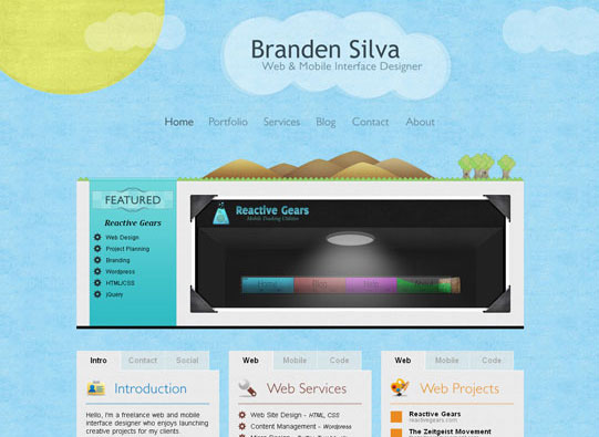30+ Beautiful DIV/CSS Web Designs To Inspire You 11