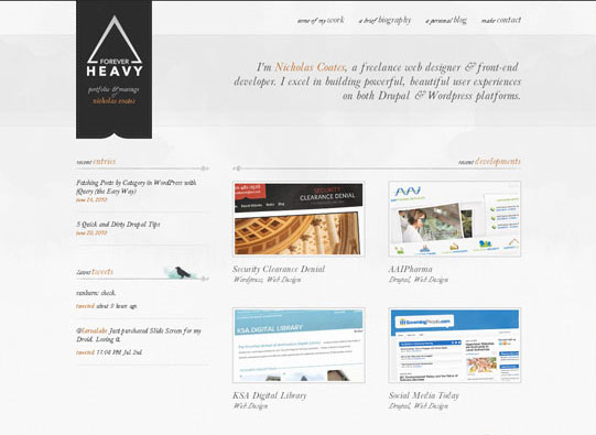 30+ Beautiful DIV/CSS Web Designs To Inspire You 5