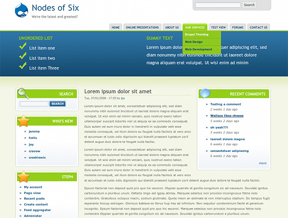 Ultimate Roundup of Free Drupal Themes 13