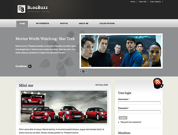 Ultimate Roundup of Free Drupal Themes 15