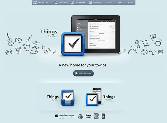 40 Beautiful and Creative iPad Application Websites 1