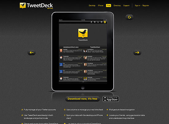 40 Beautiful and Creative iPad Application Websites 10