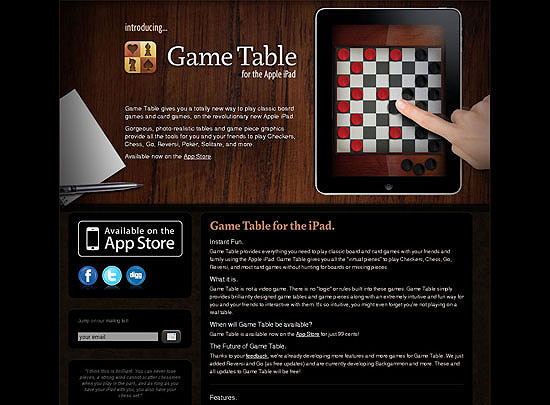 40 Beautiful and Creative iPad Application Websites 14