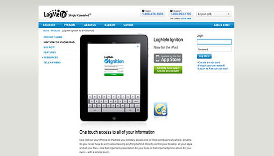 40 Beautiful and Creative iPad Application Websites 19