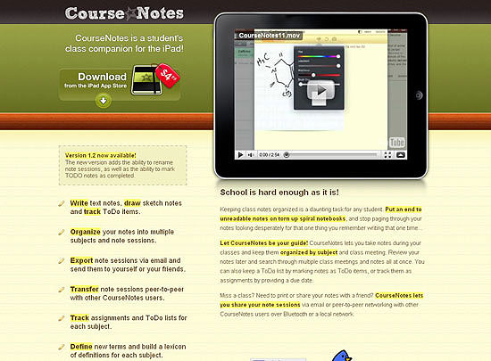 40 Beautiful and Creative iPad Application Websites 4