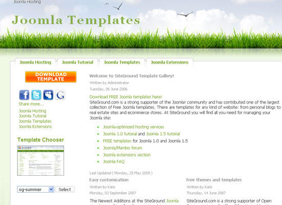 30 Free Joomla Website Themes Collection 10