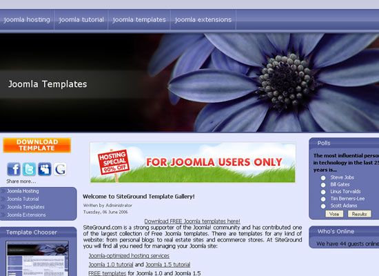 30 Free Joomla Website Themes Collection 11
