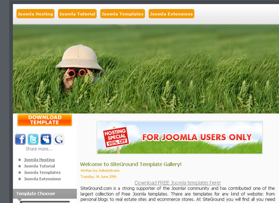 30 Free Joomla Website Themes Collection 12