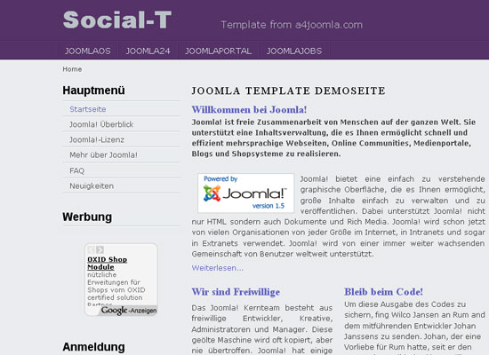 30 Free Joomla Website Themes Collection 13