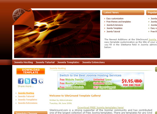 30 Free Joomla Website Themes Collection 2