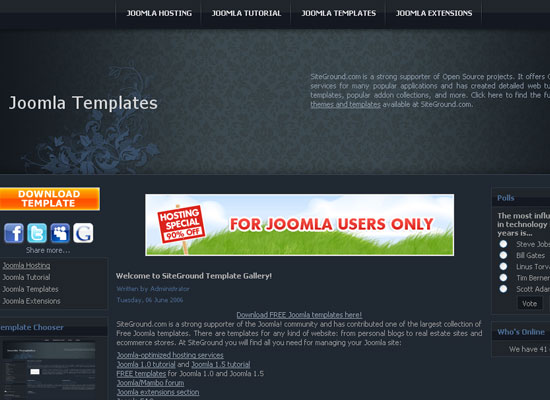 30 Free Joomla Website Themes Collection 4