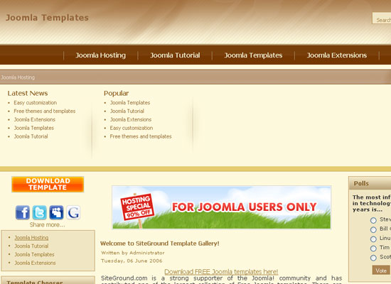 30 Free Joomla Website Themes Collection 9