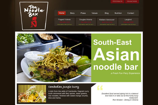 Showcase of Beautiful Restaurant Websites 1