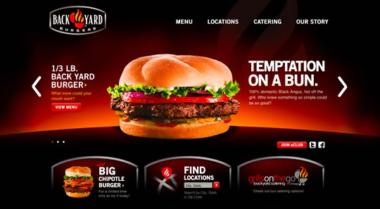 Showcase of Beautiful Restaurant Websites 10
