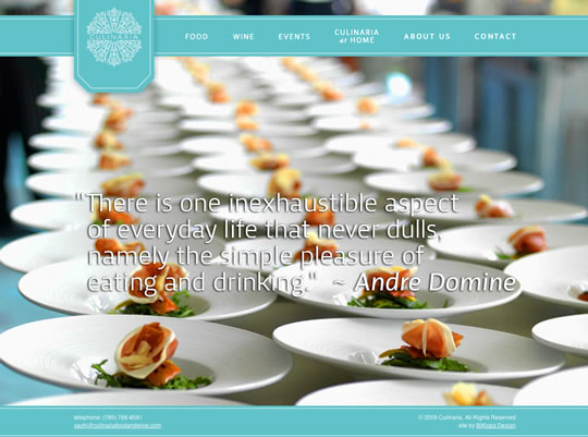 Showcase of Beautiful Restaurant Websites 14