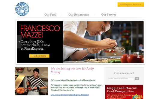 Showcase of Beautiful Restaurant Websites 15