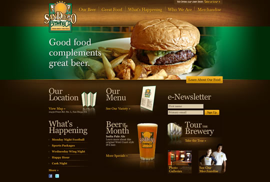 Showcase of Beautiful Restaurant Websites 16