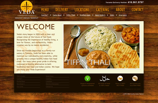 Showcase of Beautiful Restaurant Websites 18